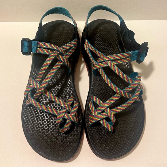 Chaco Cloud Zx2 Rainbow Fiesta Chacos size 9 - Picture 2 of 4
